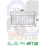Tepalo filtras HF136 1