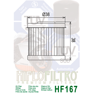 Tepalo filtras HF167 1