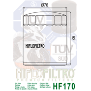 Tepalo filtras HF170B 1