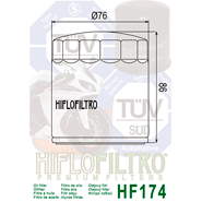 Tepalo filtras HF174B 1
