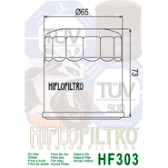 Tepalo filtras HF303 1