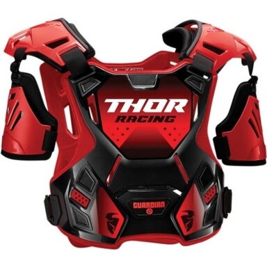 THOR GUARDIAN BLACK/RED šarvai