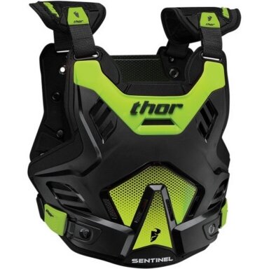 THOR SENTINEL GP BLACK/GREEN šarvai
