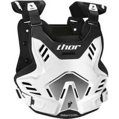 THOR SENTINEL GP WHITE/BLACK šarvai