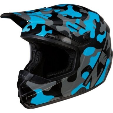Z1R vaikiškas Rise Camo krosinis šalmas
